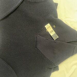 Navy Blue Knit Sweater
